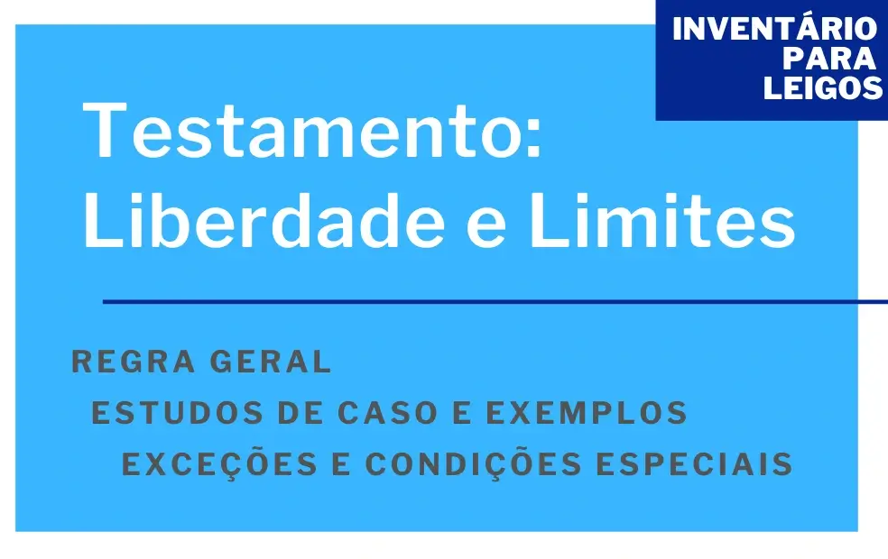 Quem faz testamento pode deixar bens para quem quiser
